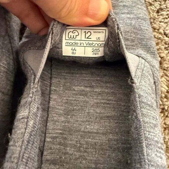 Merinos Women's Grey Merino‎ Wool Slip-On Shoes Size 12 Comfort Winter - Picture 8 of 8